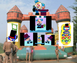 Laugh and learn bouncy castle