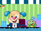Where’s puppy the ringmaster’s nose