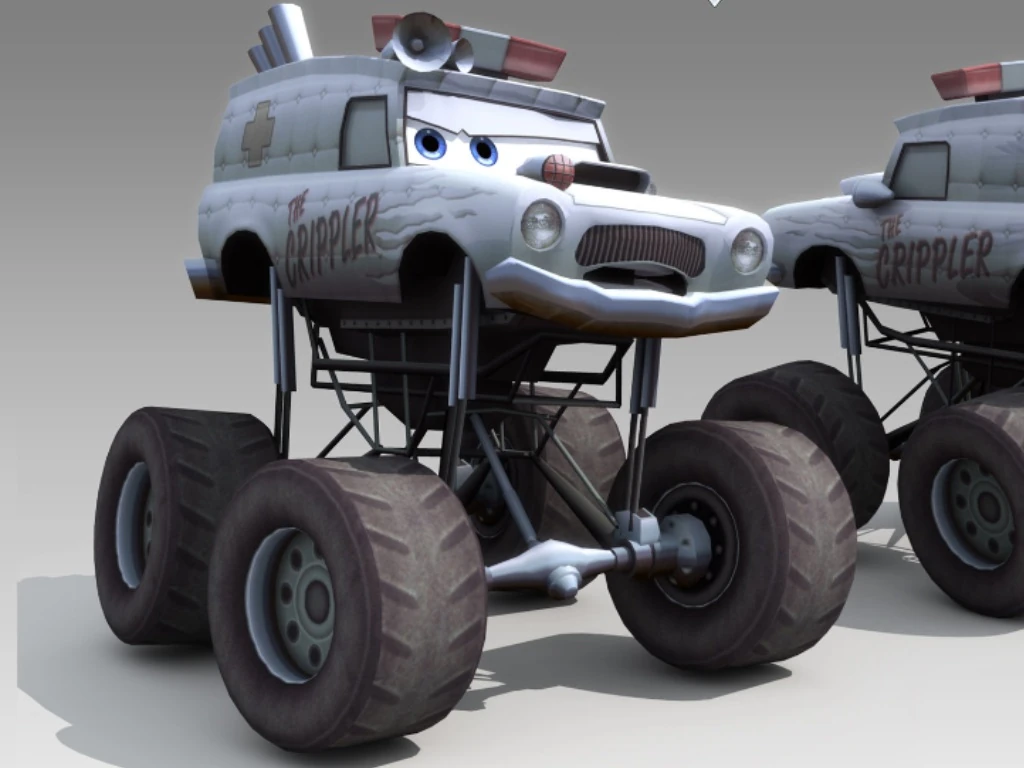 Cars the video game monster trucks