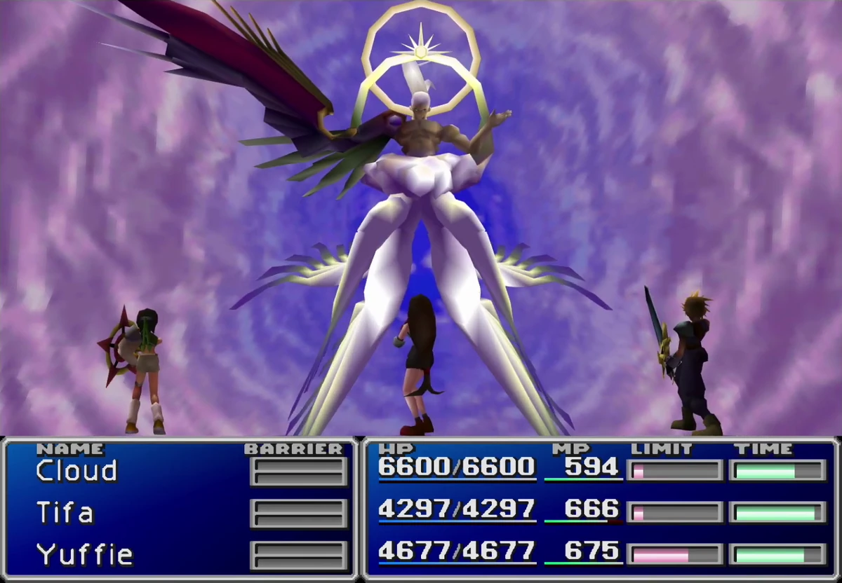 The choir from One-Winged Angel