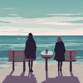 By The Seaside (DELTARUNE Chapter 1) (KRIS&SUSIE)