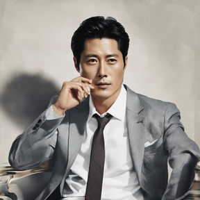 Korean actor Jung Woo Sung