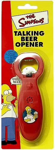 Homer Simpson talking beer opener
