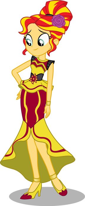 Sunset shimmer arabic [Dance, Movie and Mirror magic]