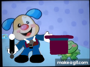 Puppy the ringmaster and Froggy
