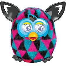 Pink,blue,black triangle furby