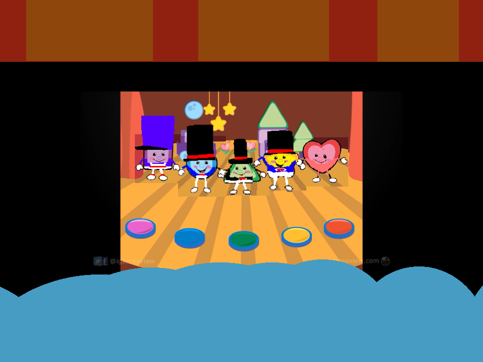 The performer shapes (the circus shapes and colors music show)