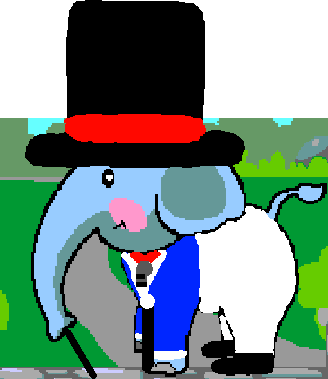 Ringmaster elephant