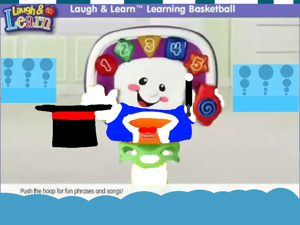 Ricochet the ringmaster basketball backboard (the fisher price laugh and learn circus learning basketball show)