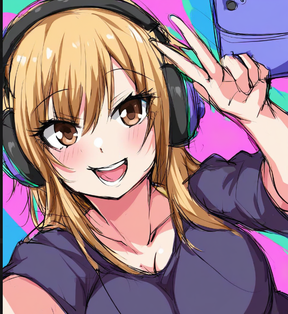 Egirl with LQ mic
