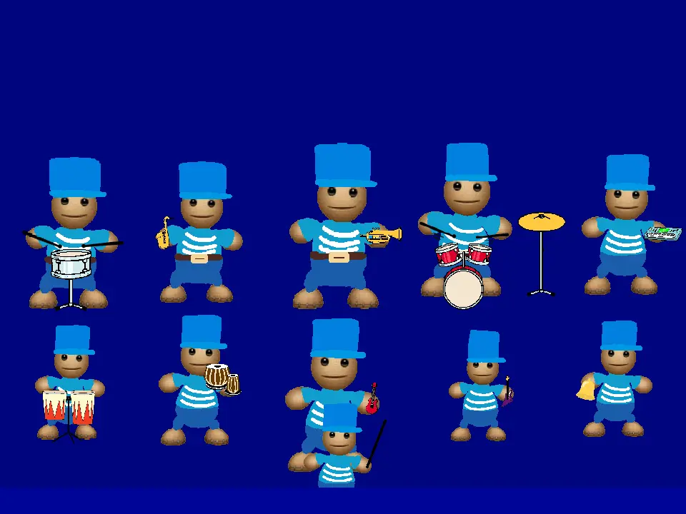 Circus band buddymen