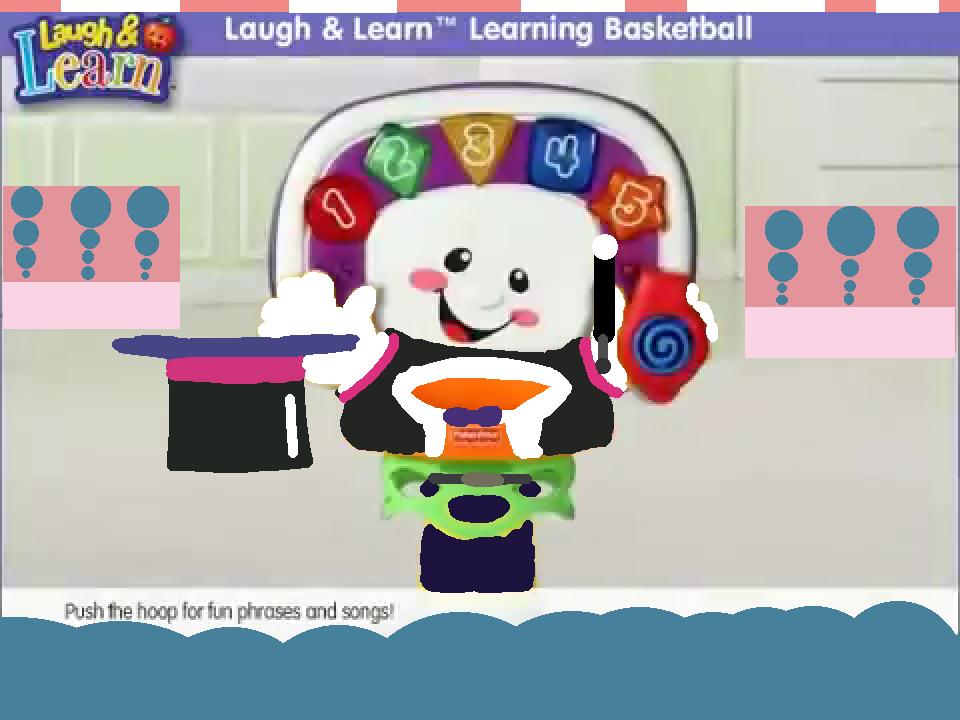 Ricochet the basil circus ringmaster basketball backboard