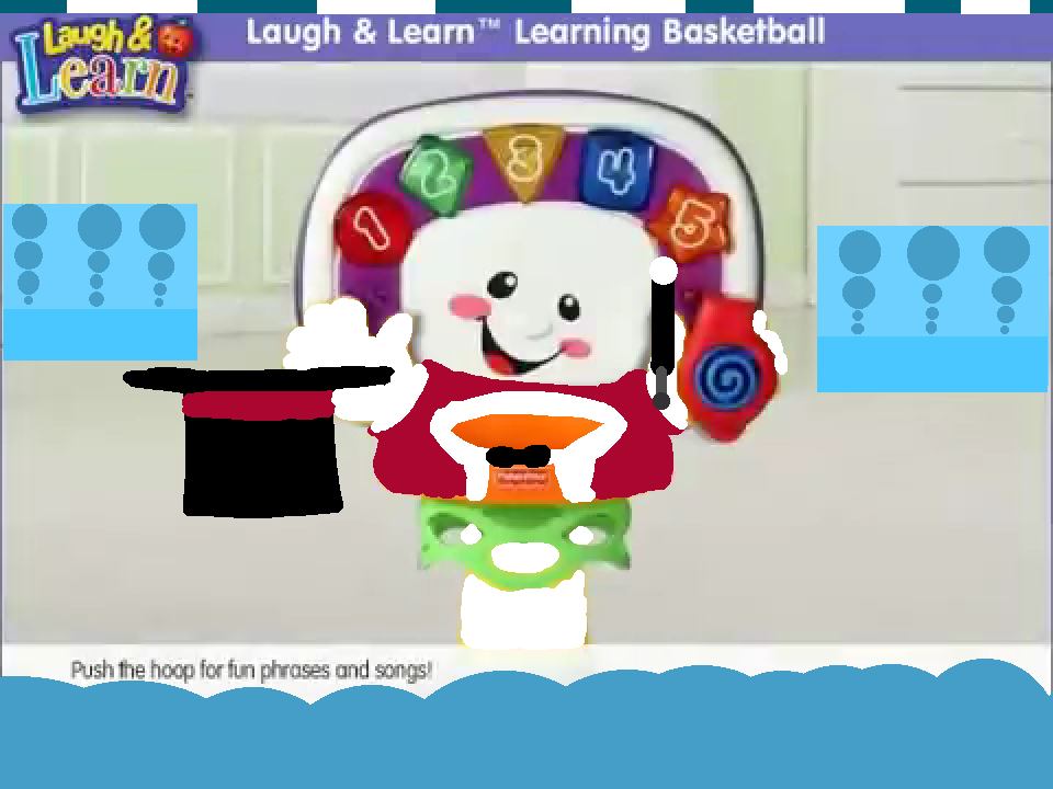 Ricochet the space circus ringmaster basketball backboard