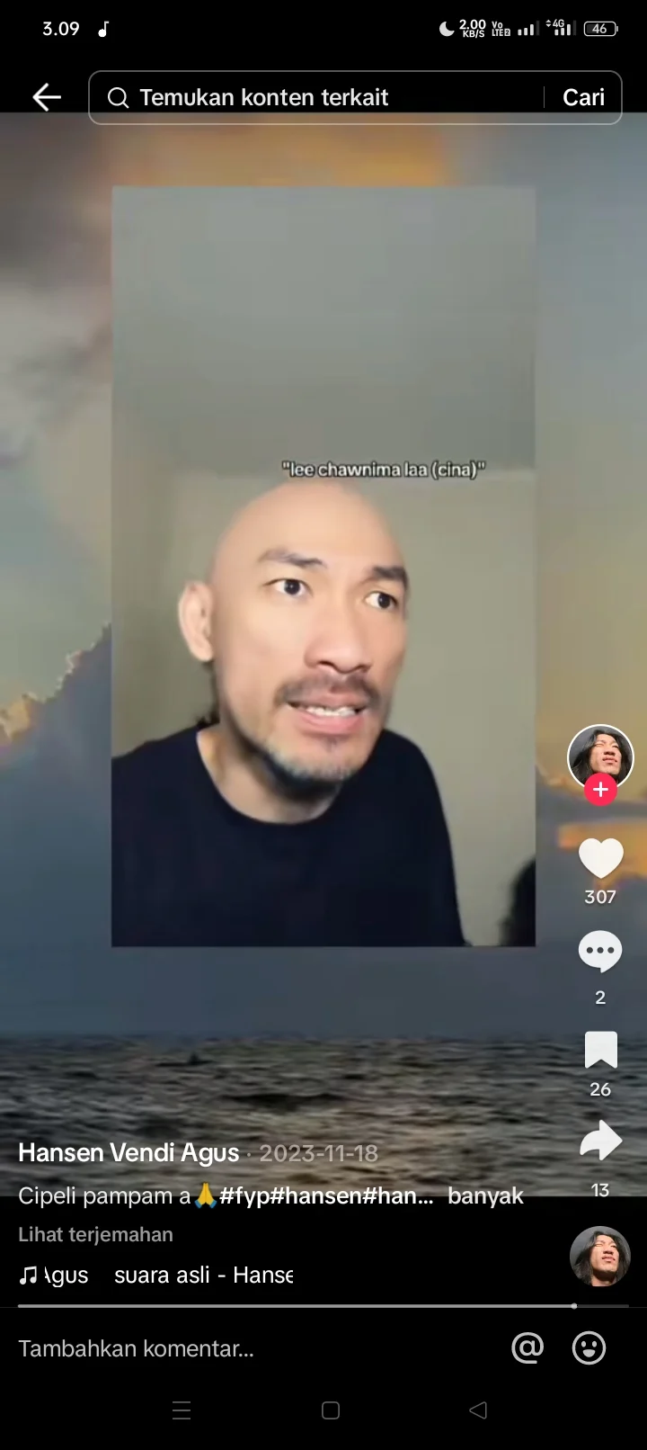 Hansen Vendi Agus (Botak Cina)