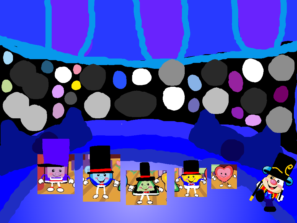 The performer shapes and Puppy jack haly the ringmaster