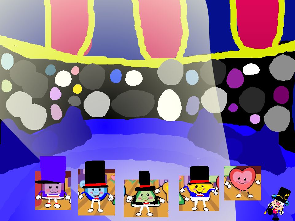 The perfomer shapes And Puppy jack haly sterling the ringmaster