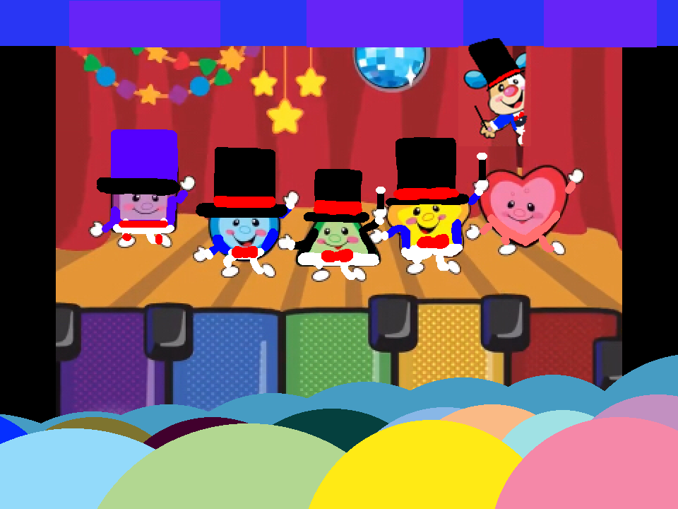 The performer shapes and Puppy the ringmaster