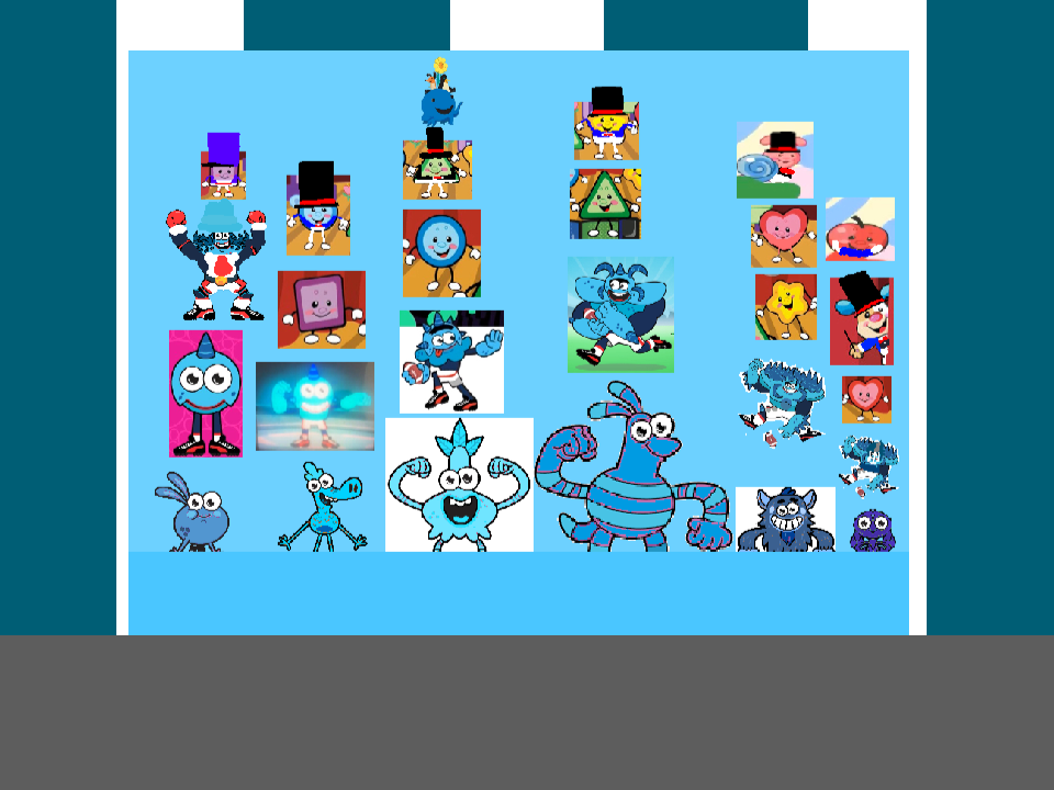 Announcer Ricochet the ringmaster basketball backboard