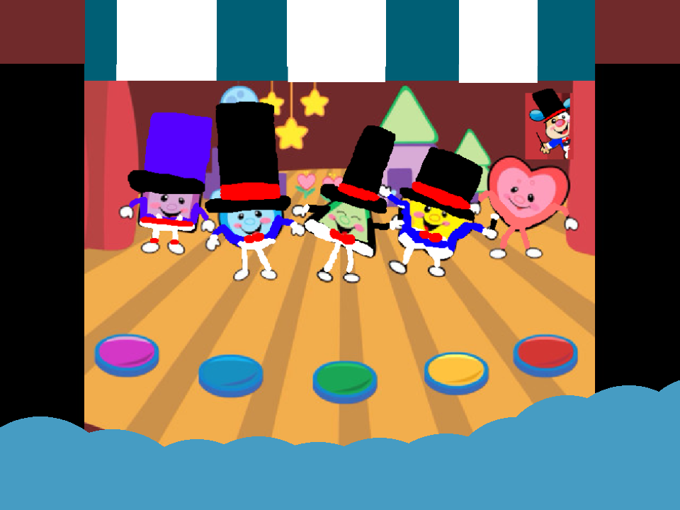 The performer shapes and Puppy the ringmaster