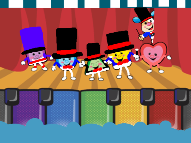The performer shapes and Puppy the ringmaster
