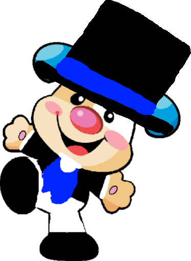 Puppy the circus ringmaster