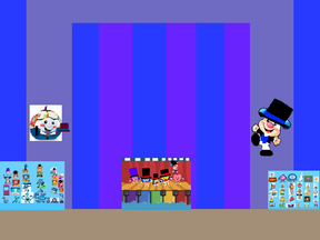 The performer shapes