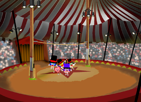 The performer shapes
