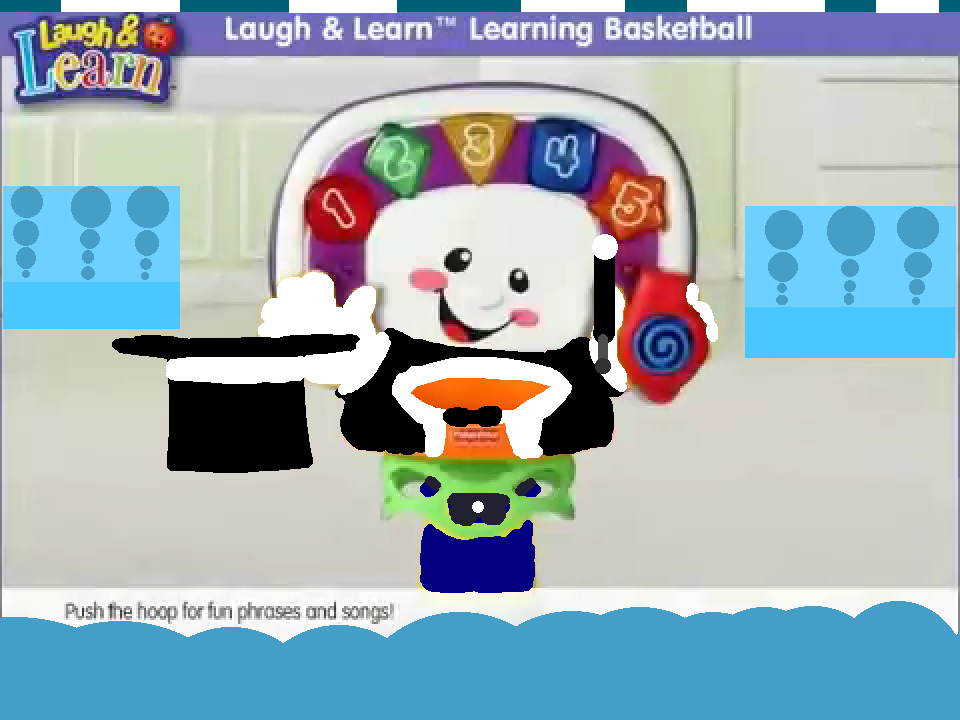 Ricochet the circus ringmaster basketball backboard