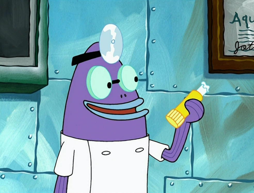 SpongeBob Purple Doctor Fish 