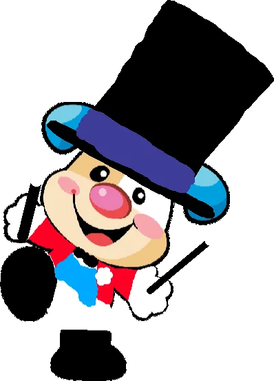Puppy the space circus ringmaster