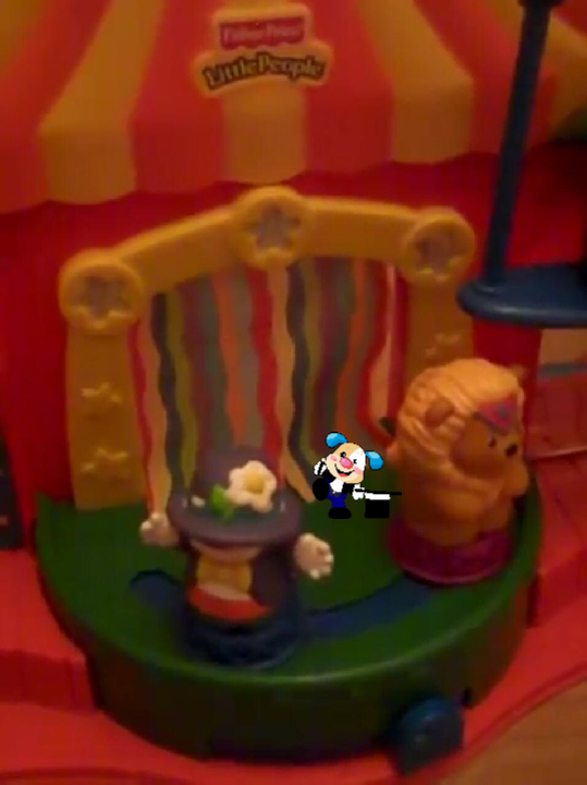 Puppy the circus ringmaster