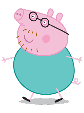 Papa cerdito español latino 