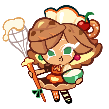 Caramel pie cookie
