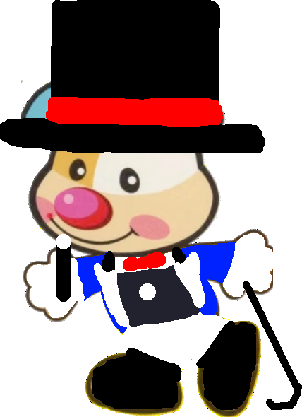 Puppy the circus ringmaster