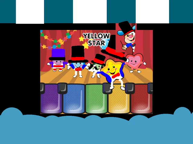 The five performer shapes and puppy the ringmaster