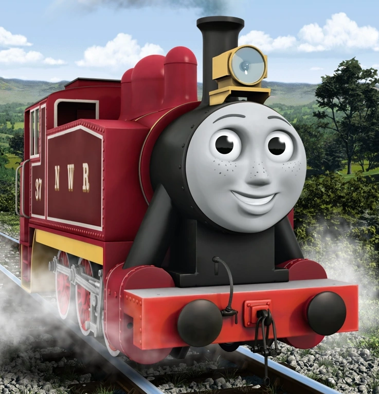 Rosie The USA Engine (Jules de Jongh) (Thomas & Friends/Thomas The Tank Engine)
