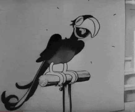 Voice of the parrot in Steamboat Willie from 1928