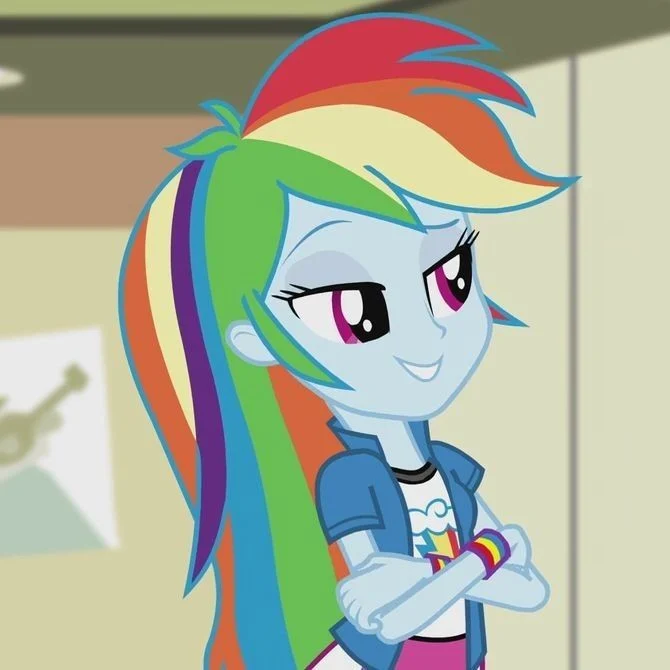 Rainbow Dash PT-BR (Silvia Suzy) My Little Pony: Equestria Girls