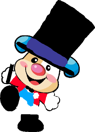Puppy the space circus ringmaster