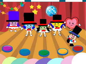 Puppy the circus ringmaster