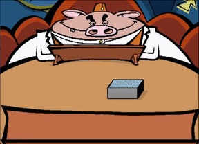 Artimice J. Big pig (Spy Fox in Dry Cereal)