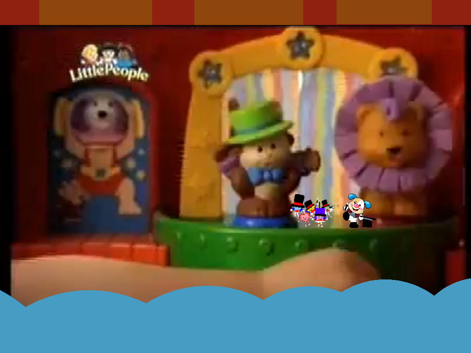 The five performer shapes and puppy the ringmaster