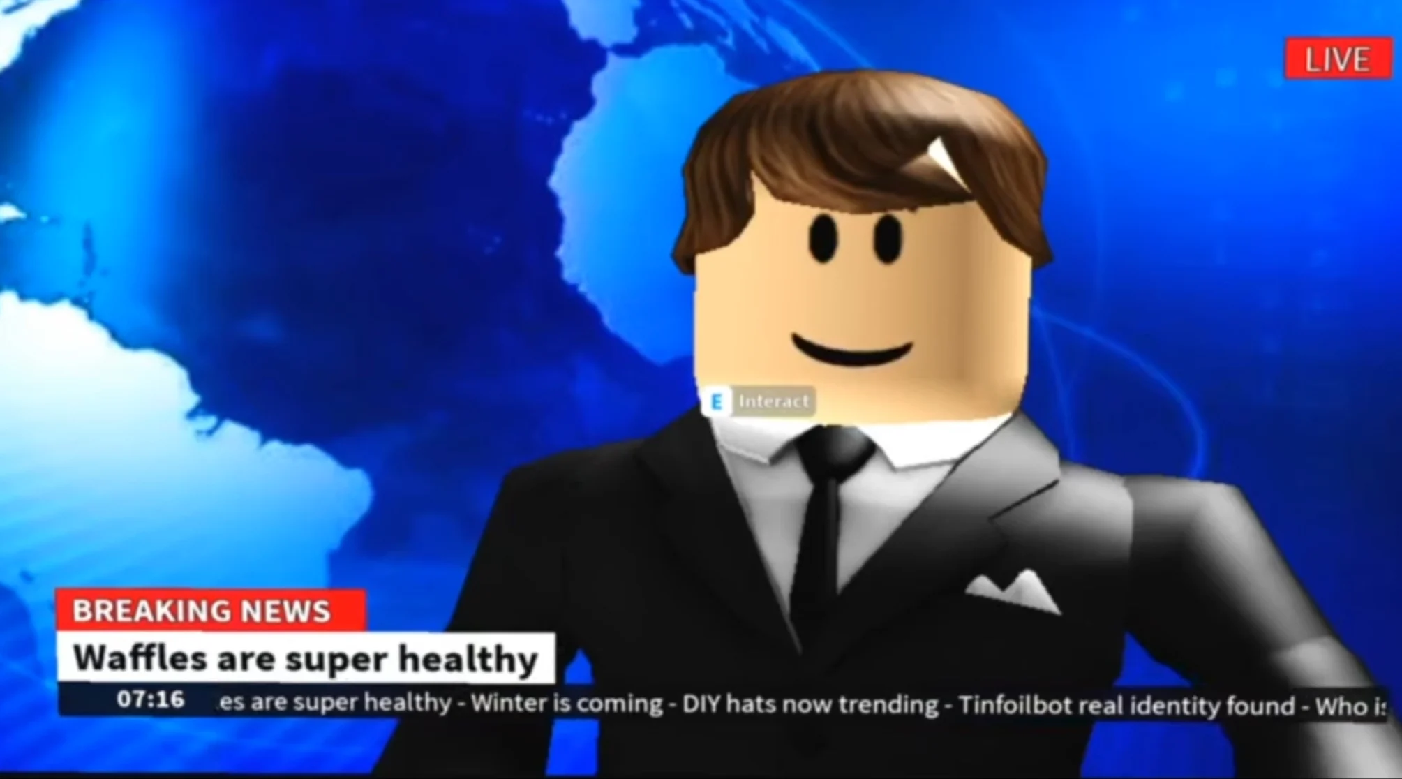 Bloxburg news channel guy