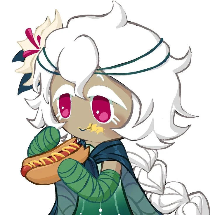 White lily cookie