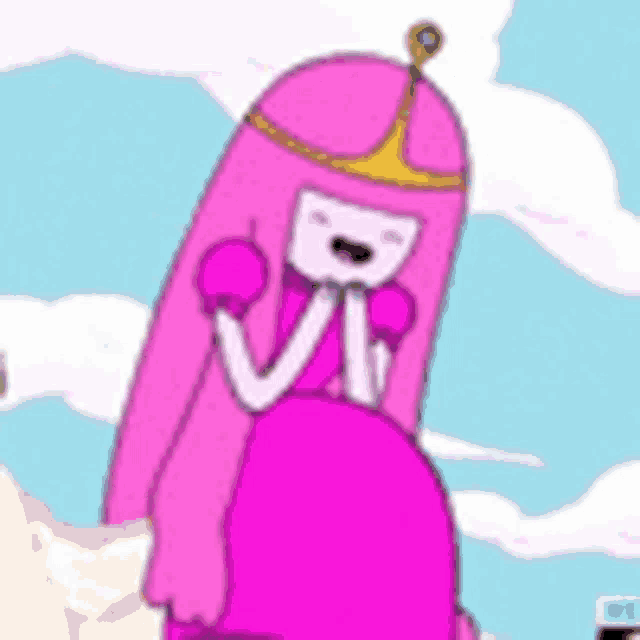 Literally A Princess Bubblegum Laughing