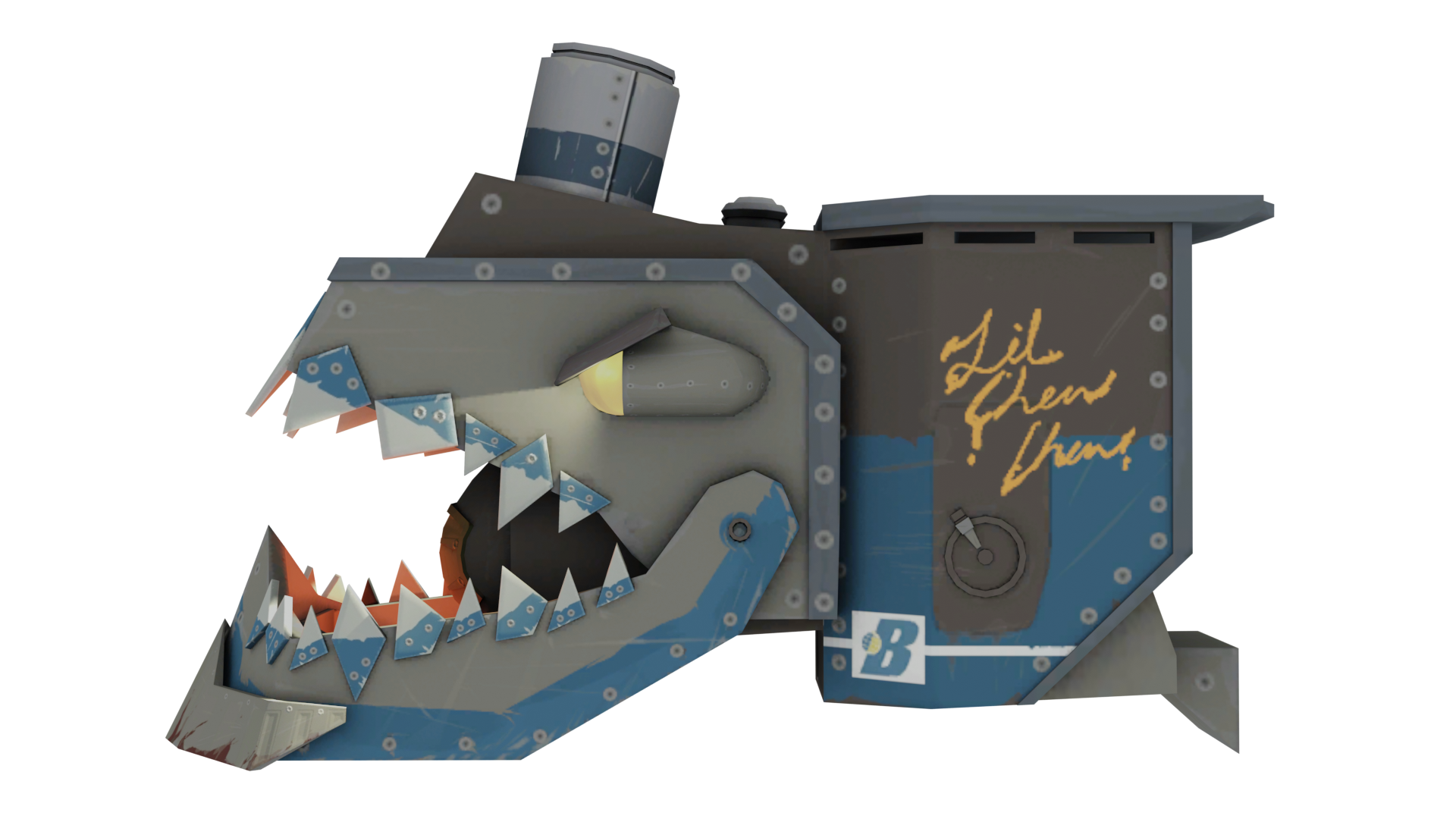 Choo Choo the Train Shark (TF2 Trainsawlaser)