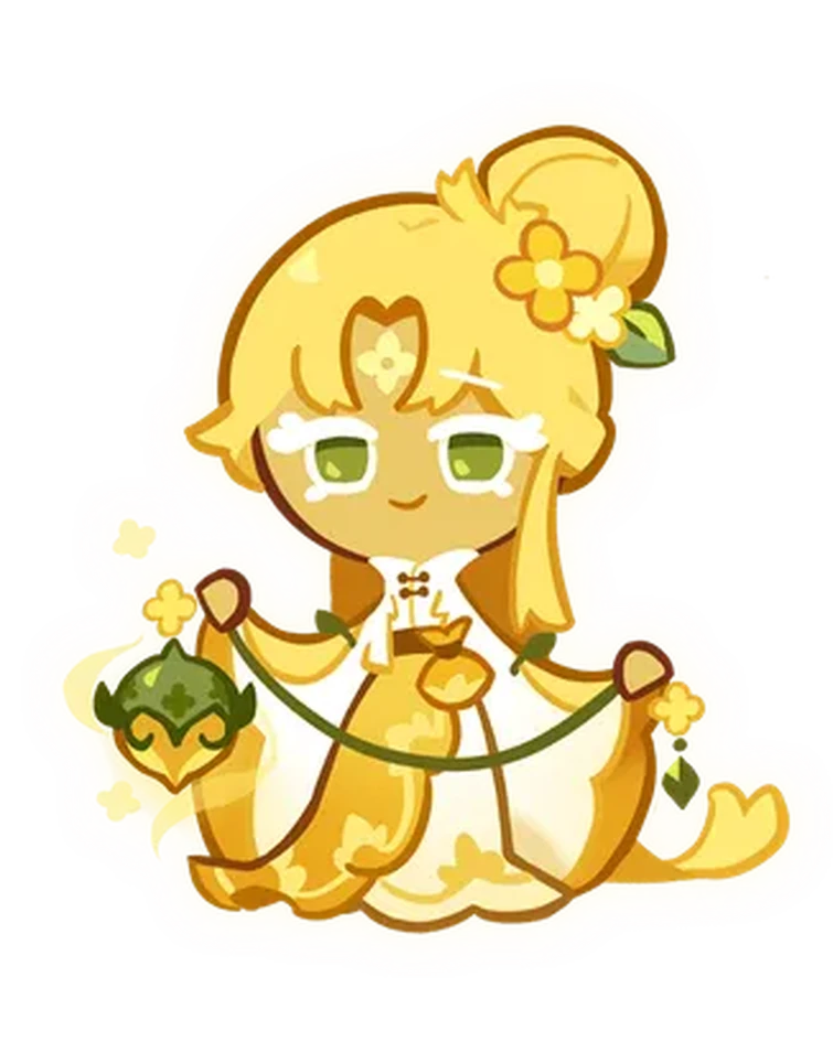 Golden osmanthus cookie