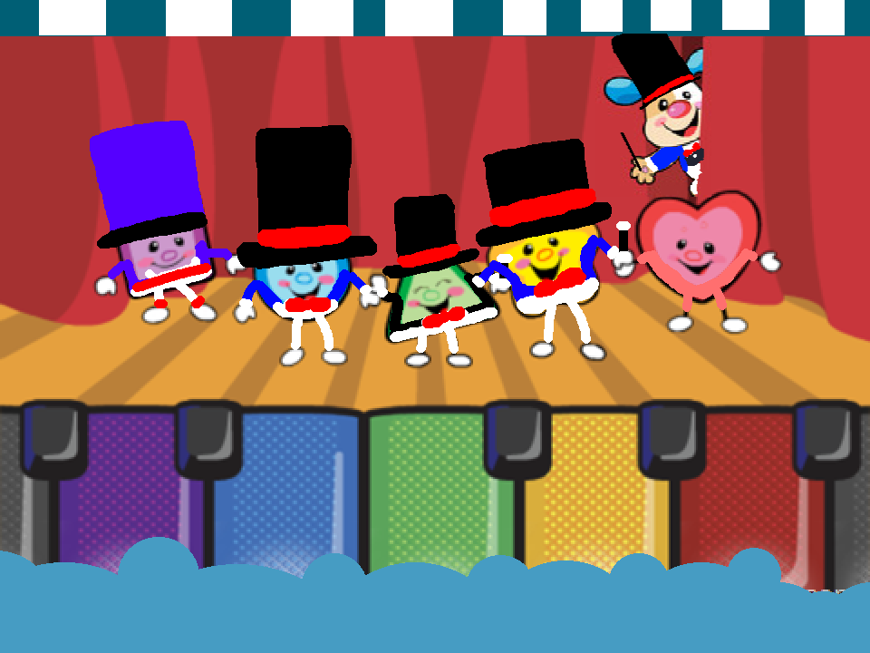 The performer shapes and puppy the ringmaster