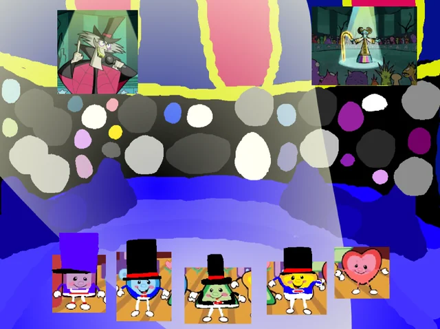 The five performer shapes