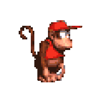 (Donkey Kong Country 1 2 Snes) Diddy Kong